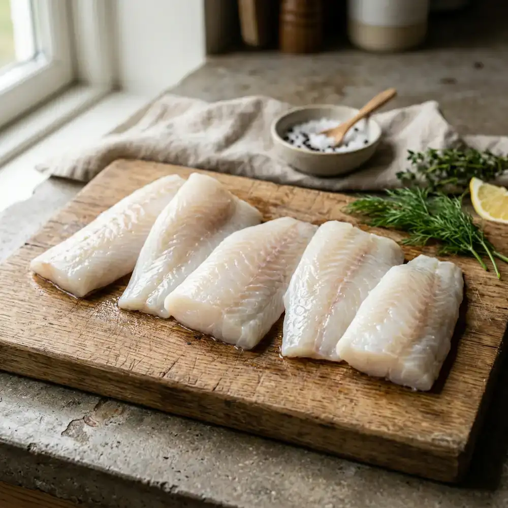 Premium fish fillets ready for cooking