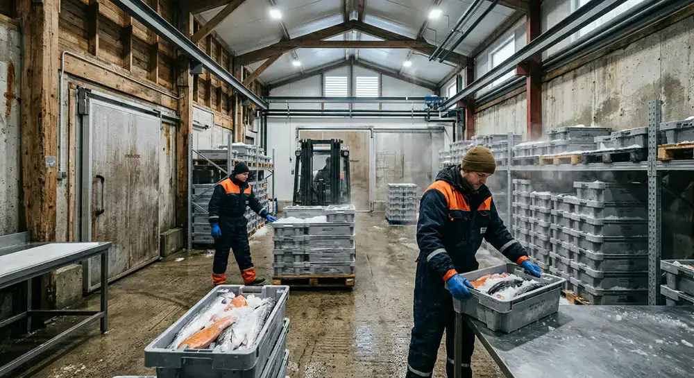 Advanced cold storage facility for fresh seafood